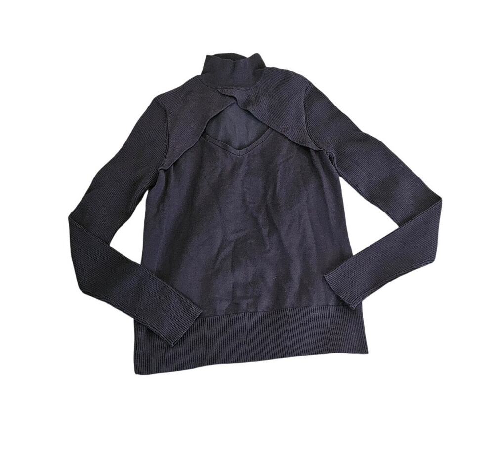 Tribal Small Blue Long Sleeve Sweater